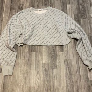 Women’s crop top hoodie